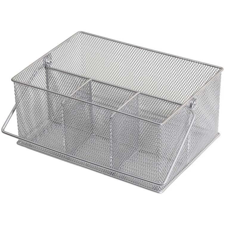 YBM Home Metal Rectangle Flatware Caddy