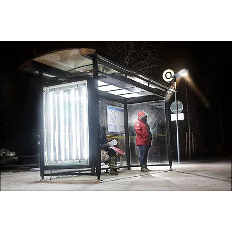 eLEDing ELEDing Outdoor LED Motion Sensor Street Light with Solar Panels