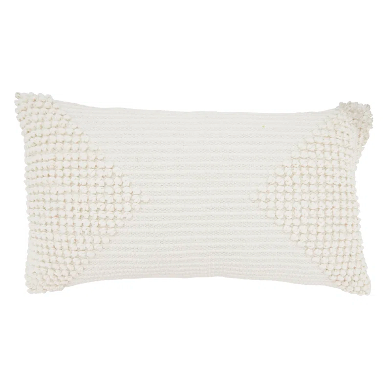 Saro Zandra Collection Cotton Throw Pillow