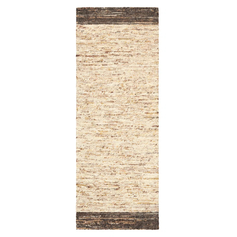 TOWN & COUNTRY Terra Montana Handcrafted Area Rug Beige/Dark Brown