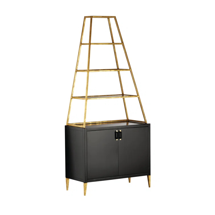 Maitland-Smith Oasis Etagere Storage Bookcase