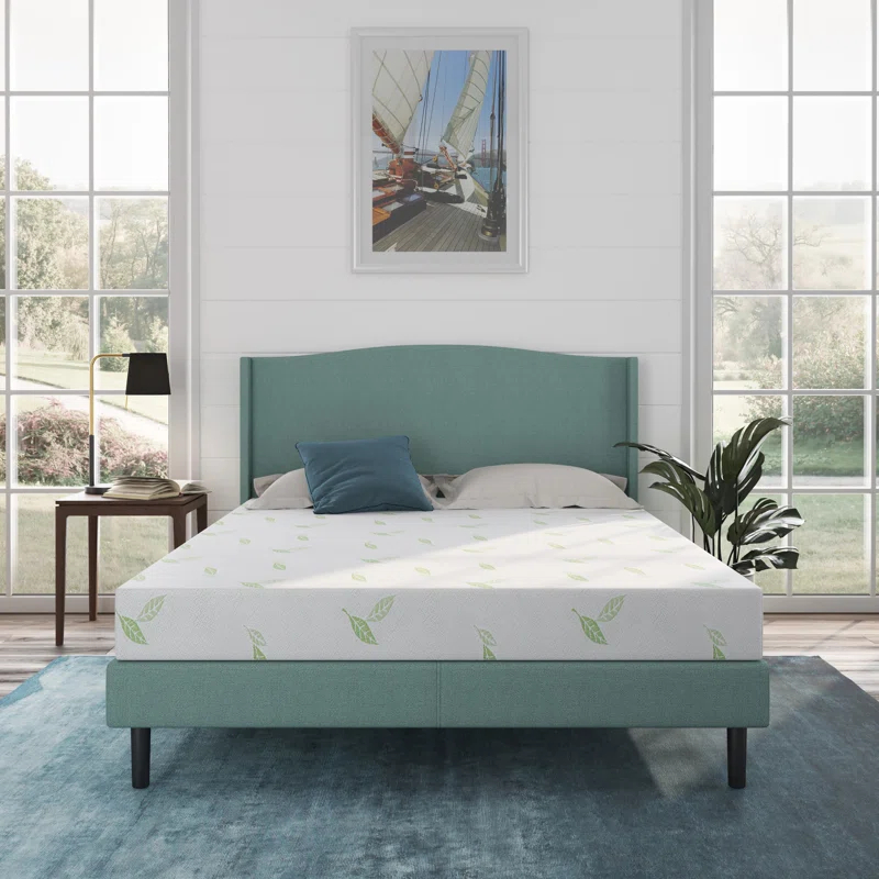 Nap Queen Anula, Green Tea Infused Medium Firm Memory Foam Mattress