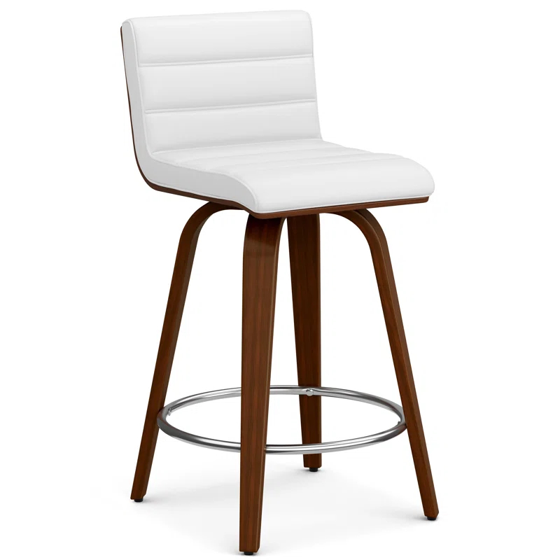 Roland Swivel Upholstered Counter Stool