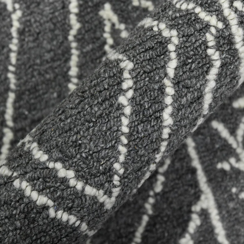 Ahniyla Wool Geometric Rug