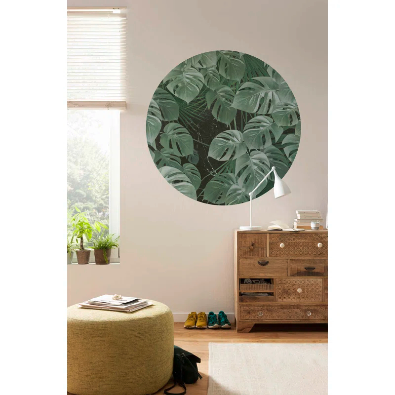Komar Novel Monstera Non-Woven Dot Wall Decal | Wayfair