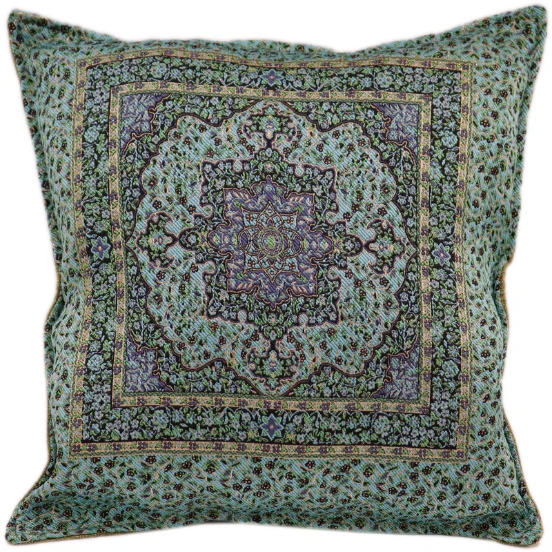 Arshs Fine Rugs Southwestern Pillows Tassels Chenille Reversible Throw Pillow