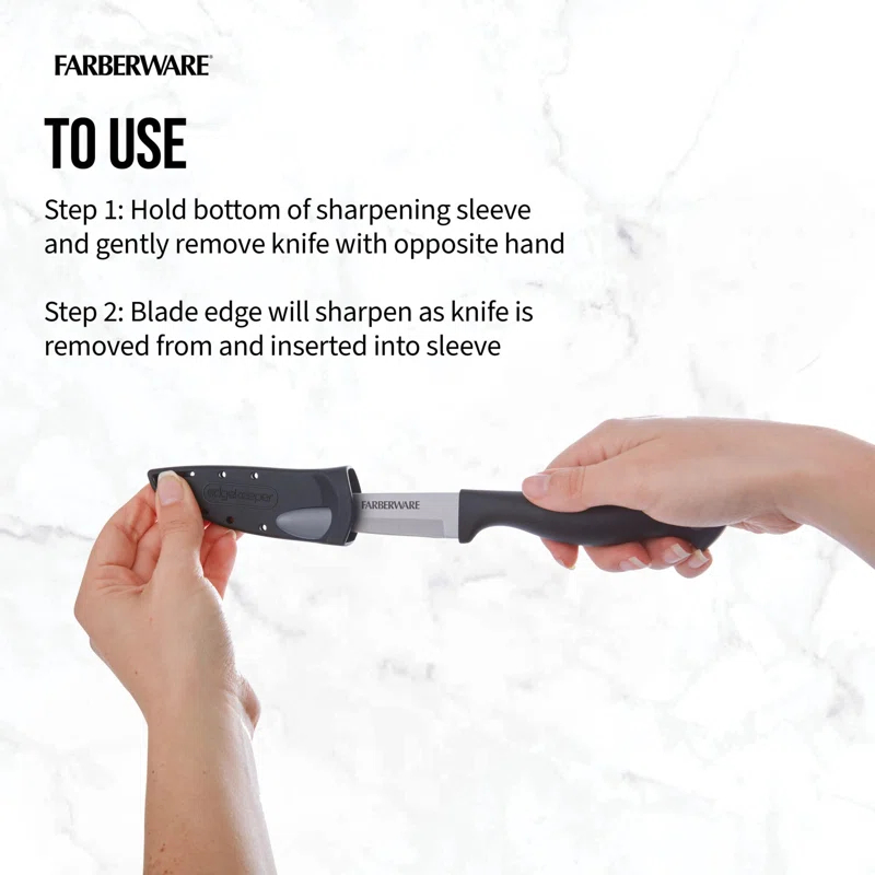 Farberware Farberware Edgekeeper Paring Knife with Built-In Self-Sharpening Blade Cover