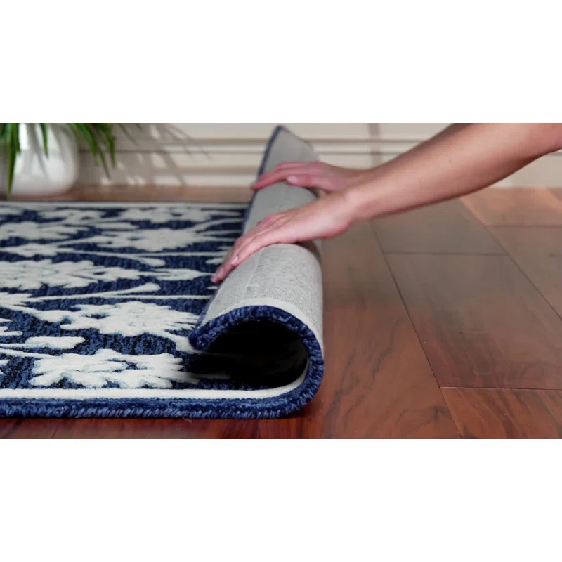 Ebony Hand Tufted Wool Pile Oriental Rug