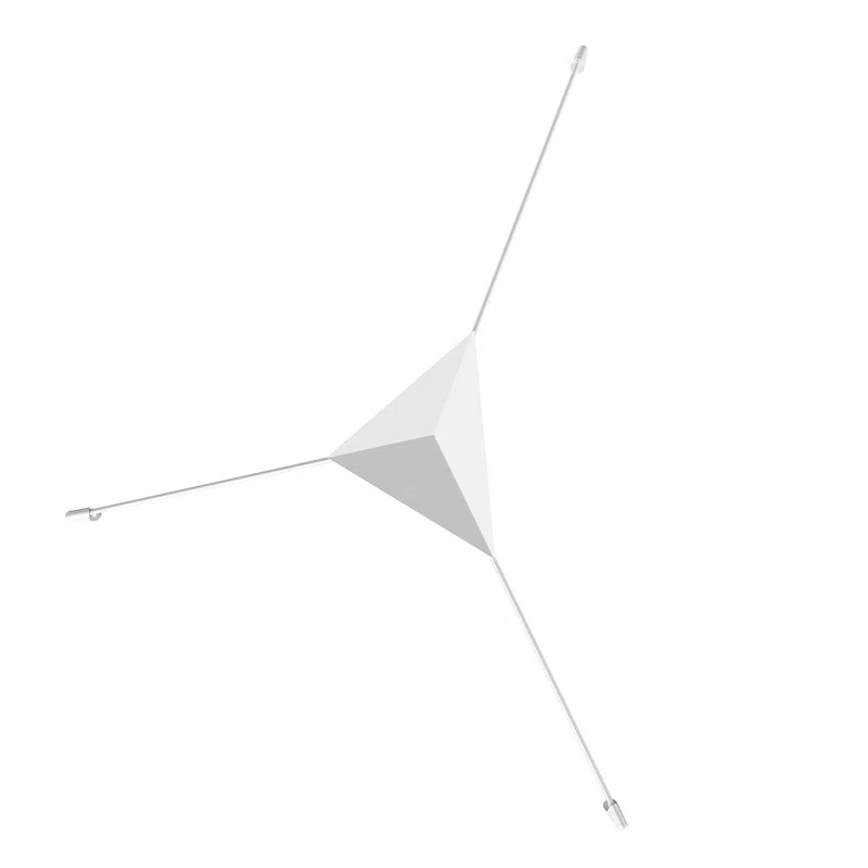 Abstract LED Flush Mounted Sconce