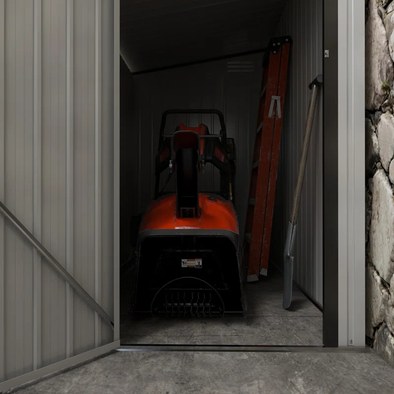 Outsunny Metal Lean-to Storage Shed