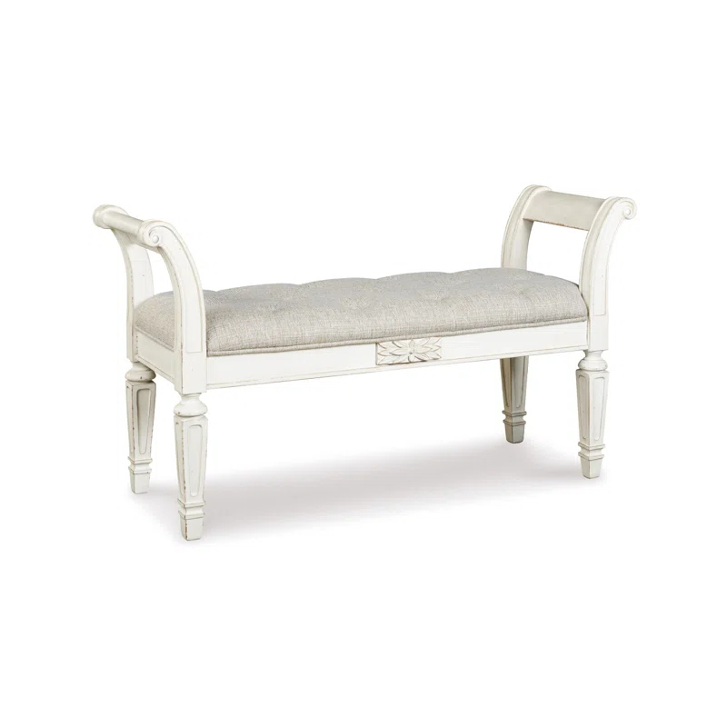Kelly Clarkson Home Hayley Polyester Upholstered Bench