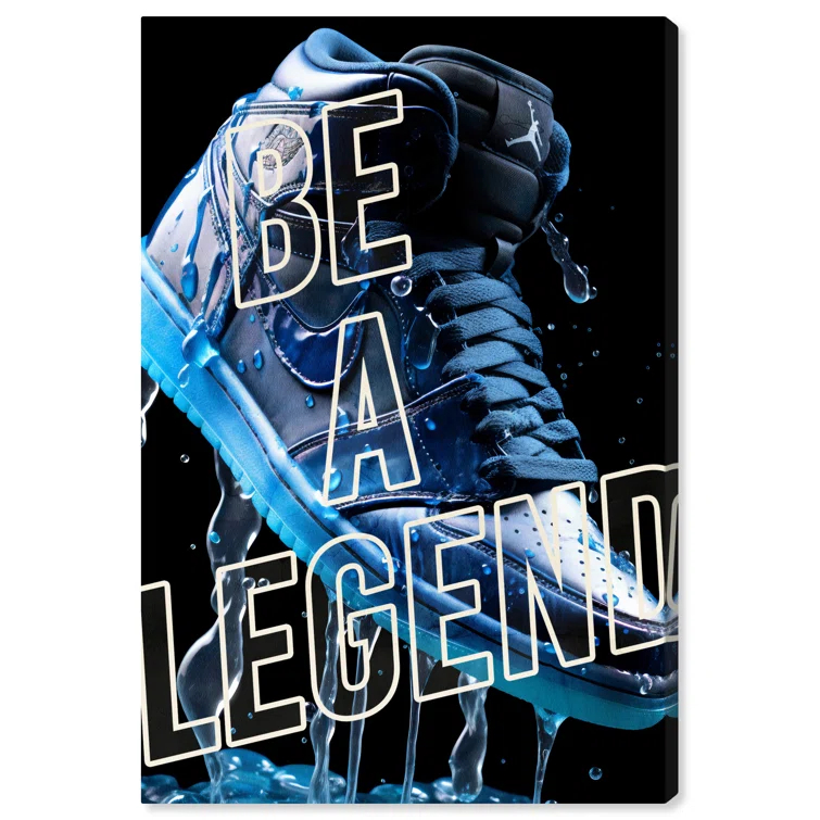 Notori Art Notoriart Be A Legend Sneaker Drip Gallery Sneaker 1 Piece, Gallery