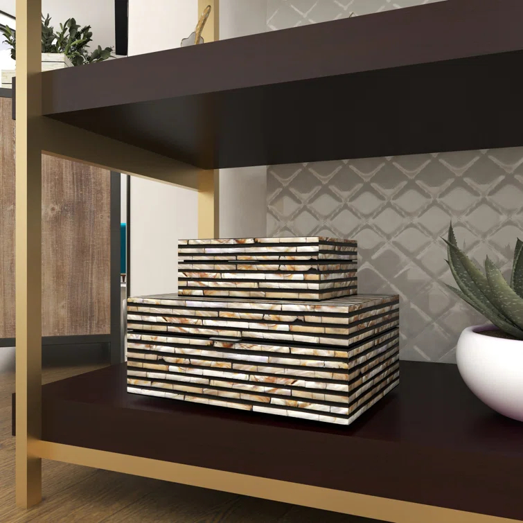 2 - Piece Handmade Decorative Box