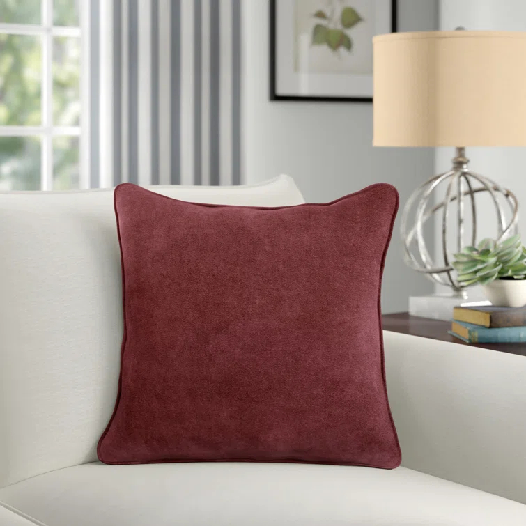 Safflower Ally Cotton Throw Pillow