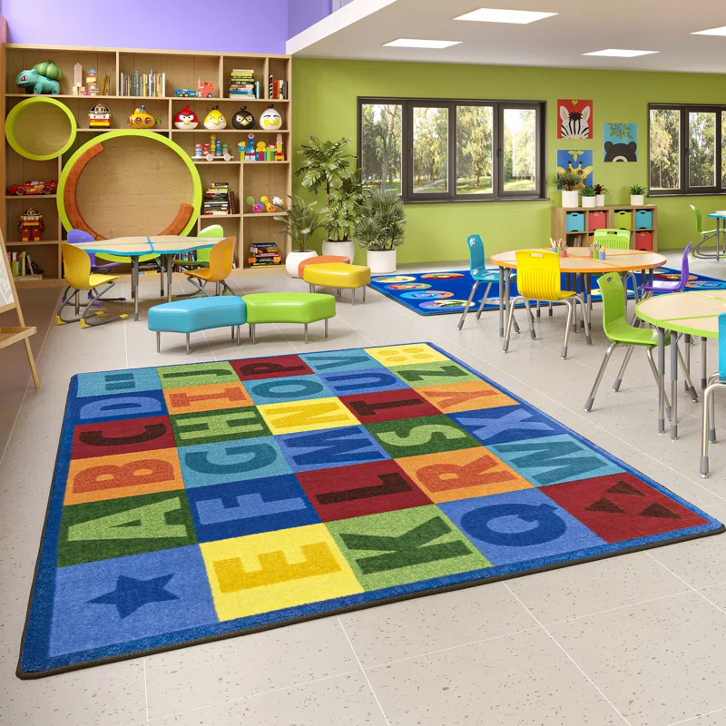Joy Carpets Joy Carpets Colorful Learning Educational Area Rug