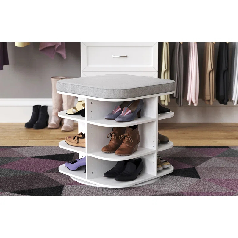 ClosetMaid 12 Pair Shoe Storage Bench