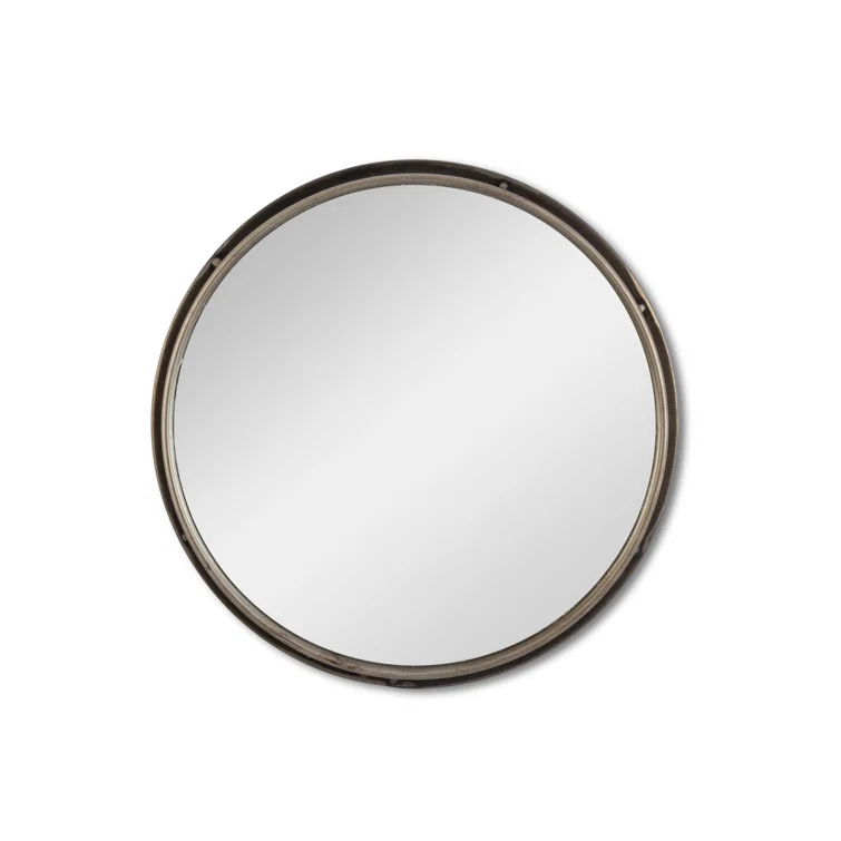 Park Hill Collection Urban Living Iron Round Mirror