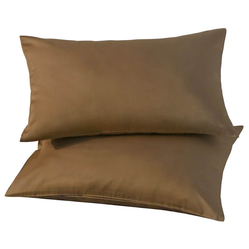 NTBAY Egyptian-Quality Cotton Bed Pillowcases, 500 Thread Count Cotton Sateen Pillowcases with Envelope Closure - NTBAY (Set of 2)