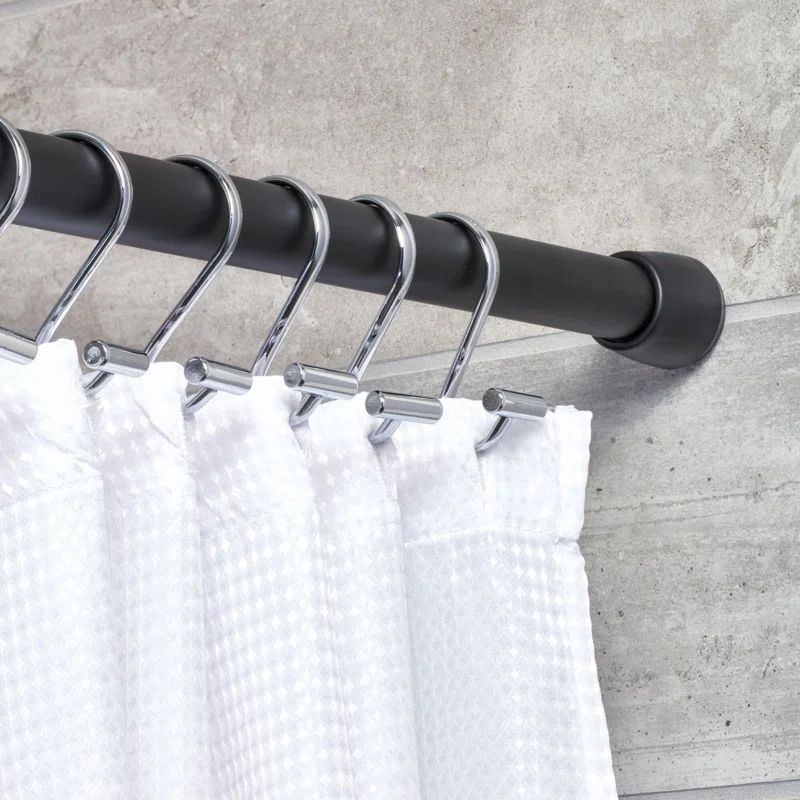 iDesign 26'' Straight Tension Shower Curtain Rod