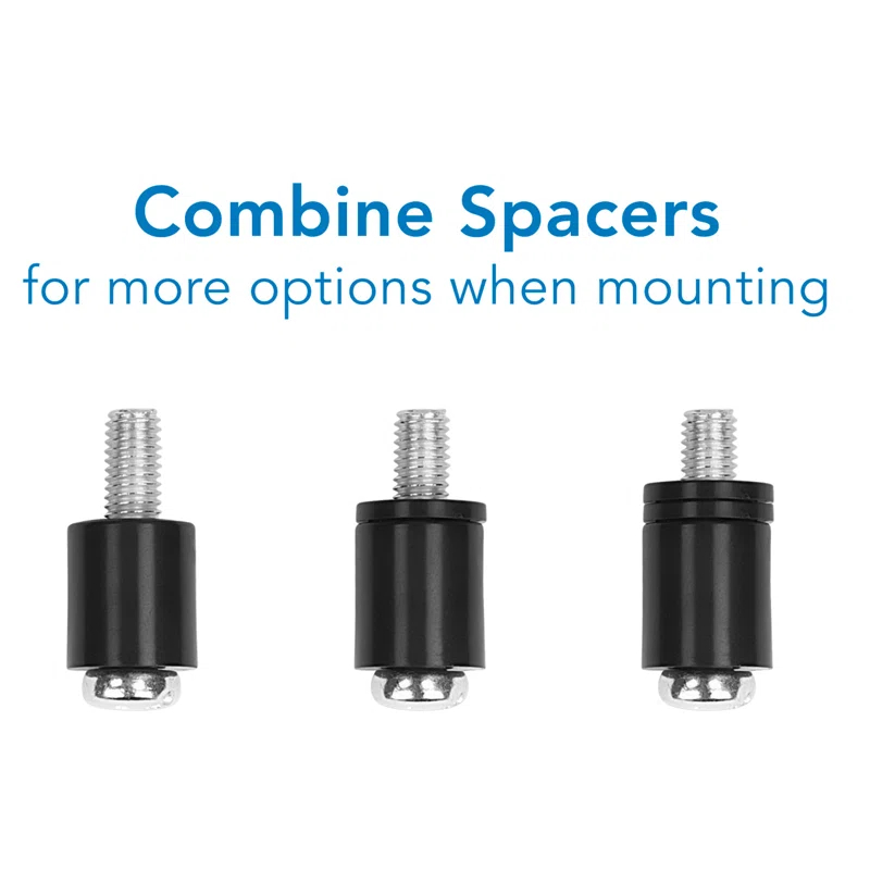 Mount-it Mount-It! TV Mounting Hardware Kit, VESA Wall Mount Screw, Washer, Spacer Pack for TVs and Monitors