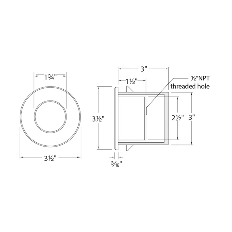 WAC Lighting Integrated LED Metal Step Light
