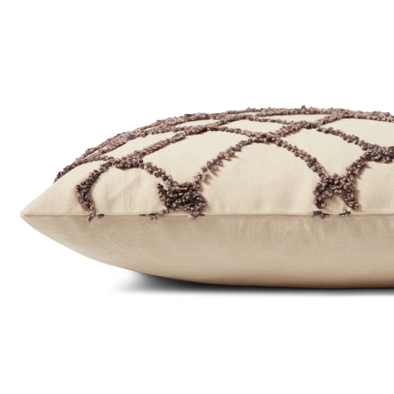 Geometric Cotton Throw Pillow
