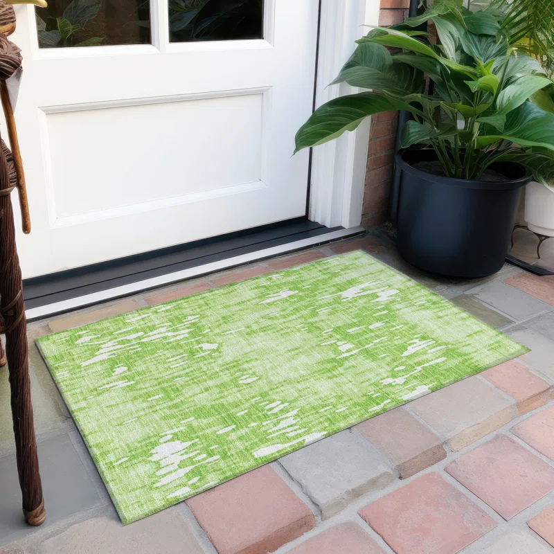 Machine Washable Indoor/Outdoor Chayden ACN986 1'8" x 2'6" Rug