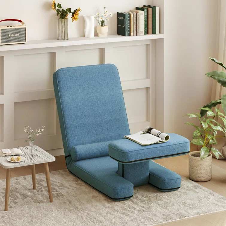 Latitude Run® Modern Sleeper Convertible Chair Adjustable Backrest Small Couch Bed For Living Room/Small Apartment