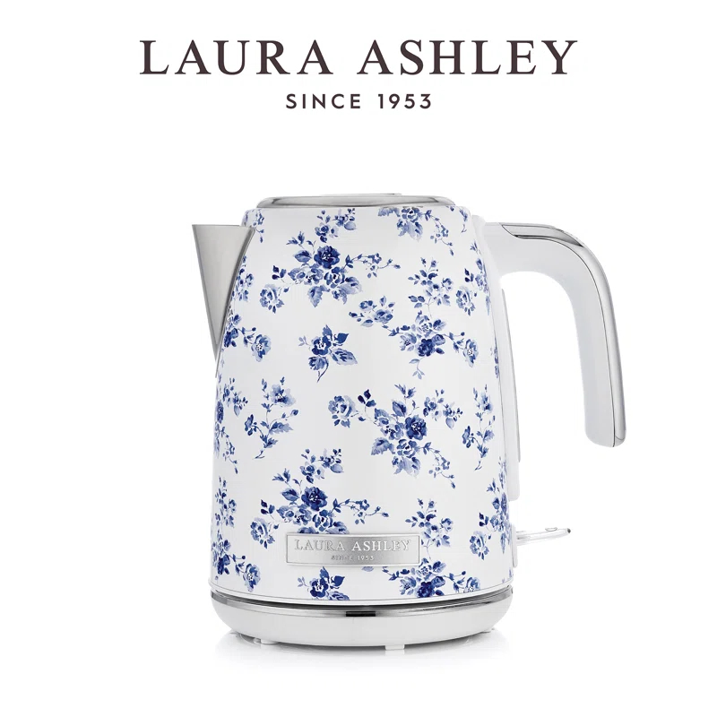 VQ Laura Ashley 1.7 Liter Jug Kettle, China Rose