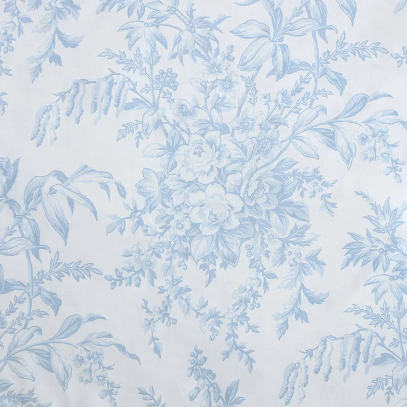 Laura Ashley Laura Ashley Bedford Reversible Cotton Blue Comforter Set