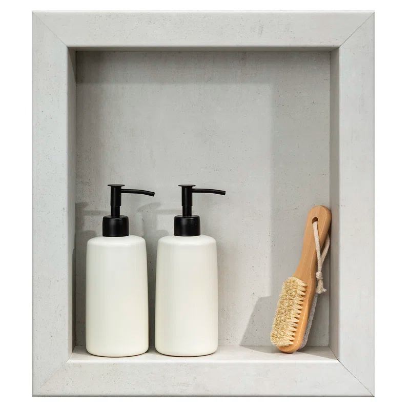 Palisade Palisade 17.5 in. x 15.5 in. Vinyl Waterproof Shower Niche Insert