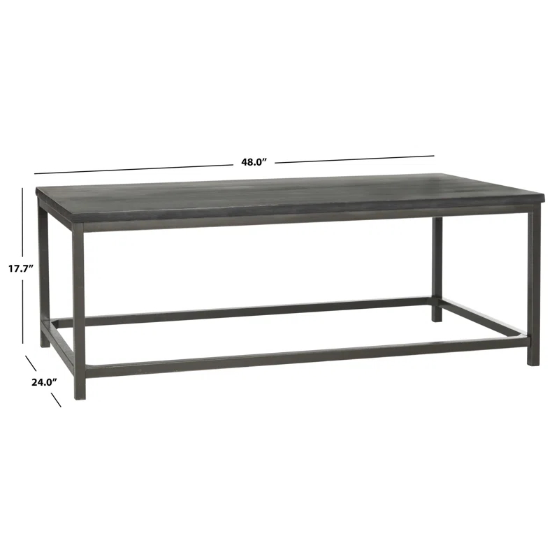Williston Forge Auton Solid Wood Top Coffee Table