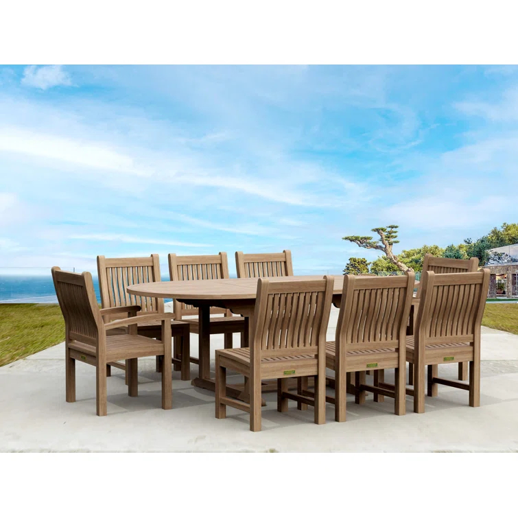 Anderson Teak Bahama 9 Piece Teak Dining Set