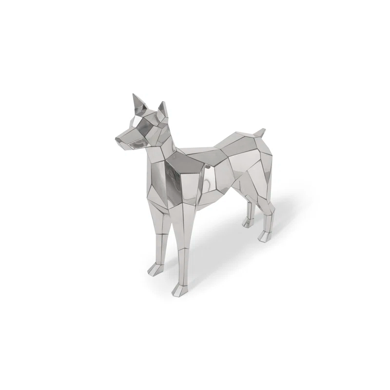 Crazy Cut Dog Statue