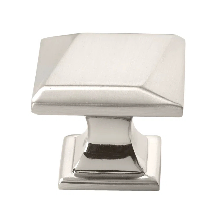 GlideRite Hardware Giana Collection 1 1/4" Length Square Knob Multipack (Set of 10)