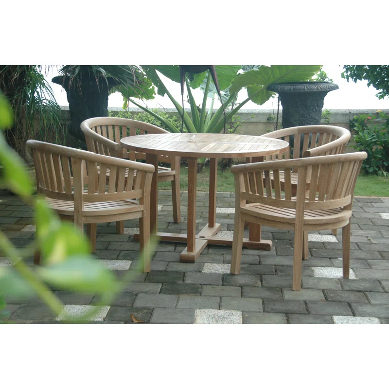 Anderson Teak Tosca 5 Piece Teak Dining Set