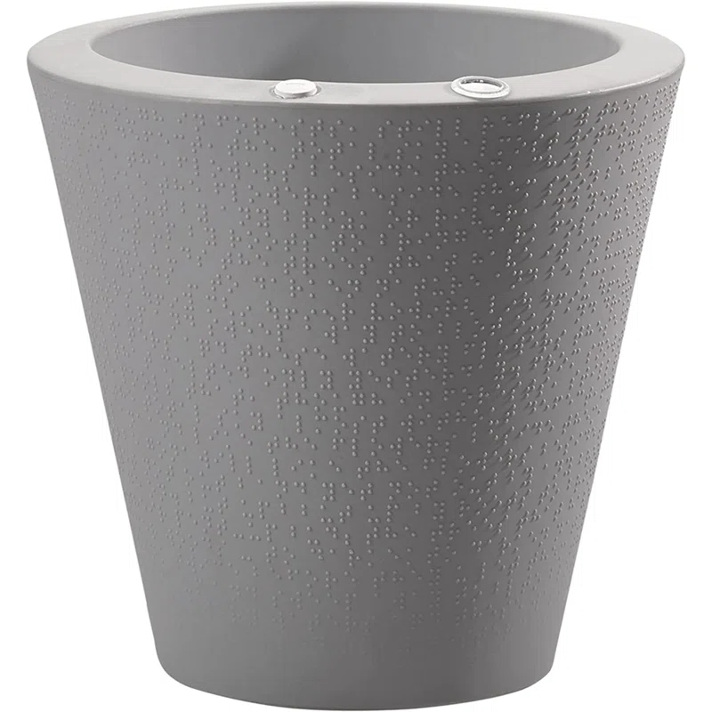 Crescent Garden Self-Watering Dot TruDrop Plastic Pot Planter