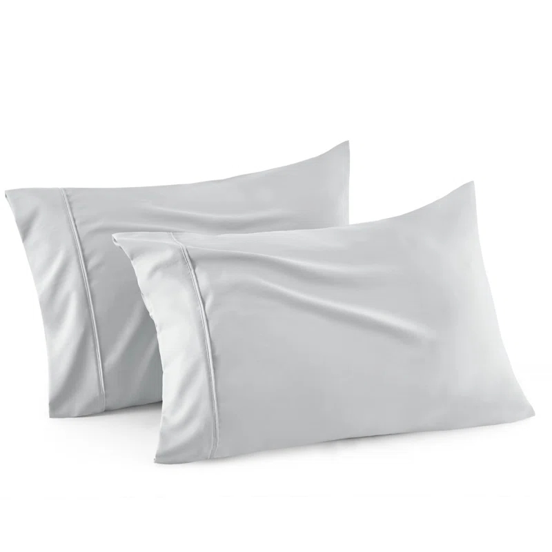 Bedsure Bedsure Pillow Cases Queen Size Set Of 2 - Polyester & Rayon Derived From Bamboo Cooling Pillowcase, Breathable, Soft And Wrinkle-Free Pillow Covers With Envelope Closure, Gifts, 20X30 Inches