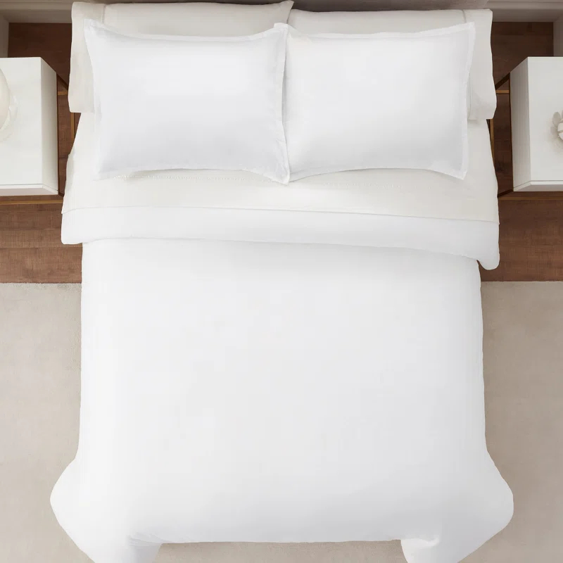 Serta Serta Simply Clean Antimicrobial 3 Piece Duvet Cover Set