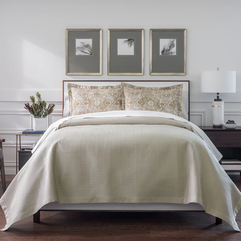 Juliet Modern & Contemporary Cotton Coverlet