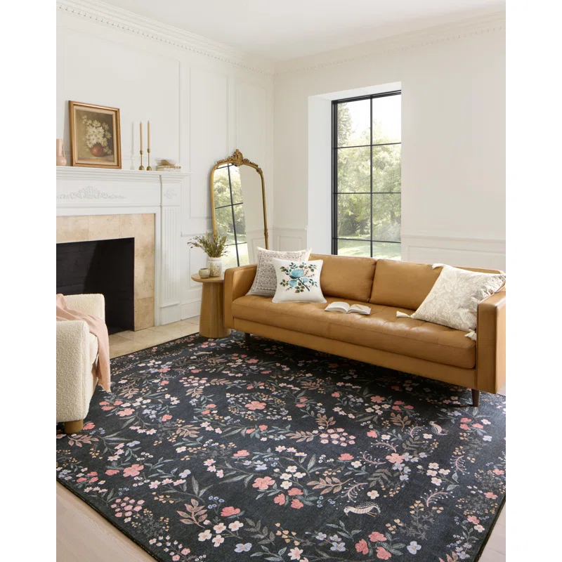 Rifle Paper Co. x Loloi Maison Tuileries Navy Rug