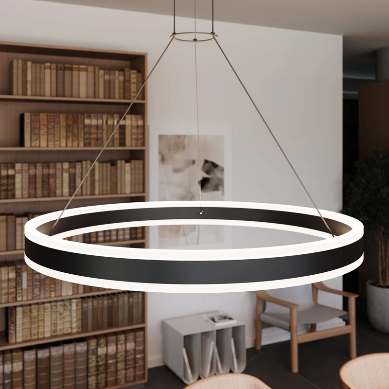 Double Corona 2 - Light Dimmable LED Wagon Wheel Chandelier