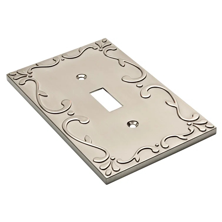 Franklin Brass Classic Lace 1-Gang Toggle Light Switch Wall Plate