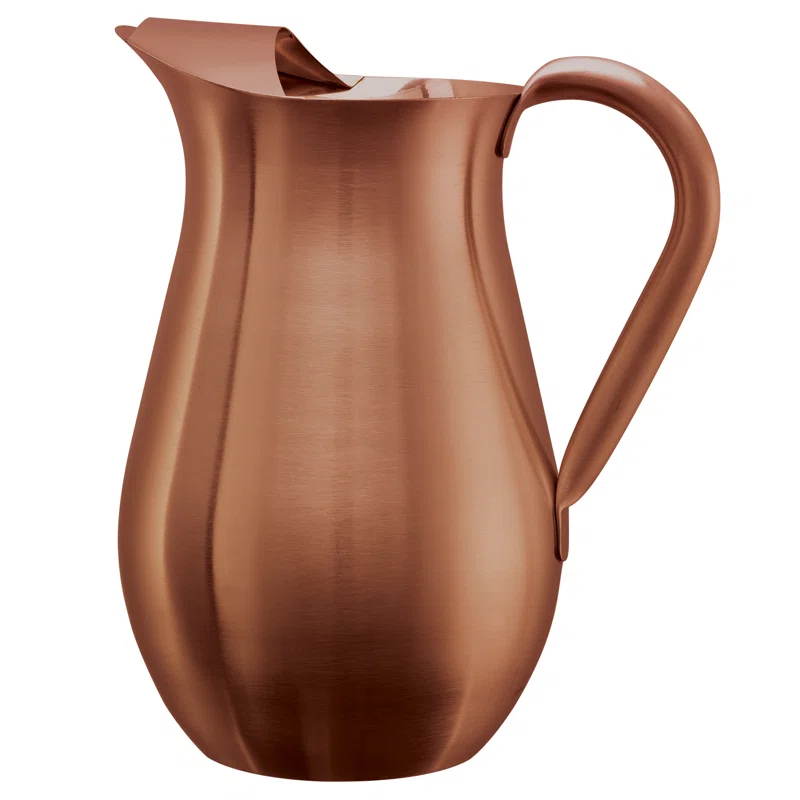 Service Ideas Bell Shaped with Ice Guard 67.7 oz. Pitcher