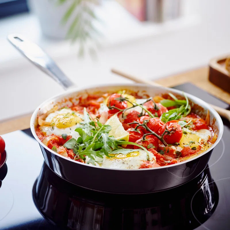 Alva Alva Maestro Premium 5-Ply Stainless Steel Frying Pan - Polished Stainless Steel