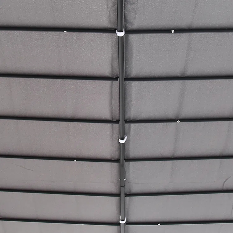 Outsunny Outsunny 10' x 10' Steel Outdoor Pergola Gazebo, Patio Canopy with Weather-Resistant Fabric and Drainage Holes