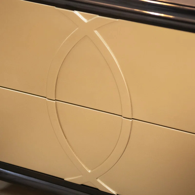 Jennifer Taylor Home Verona 23" Wide Contemporary Glam Storage Side Table