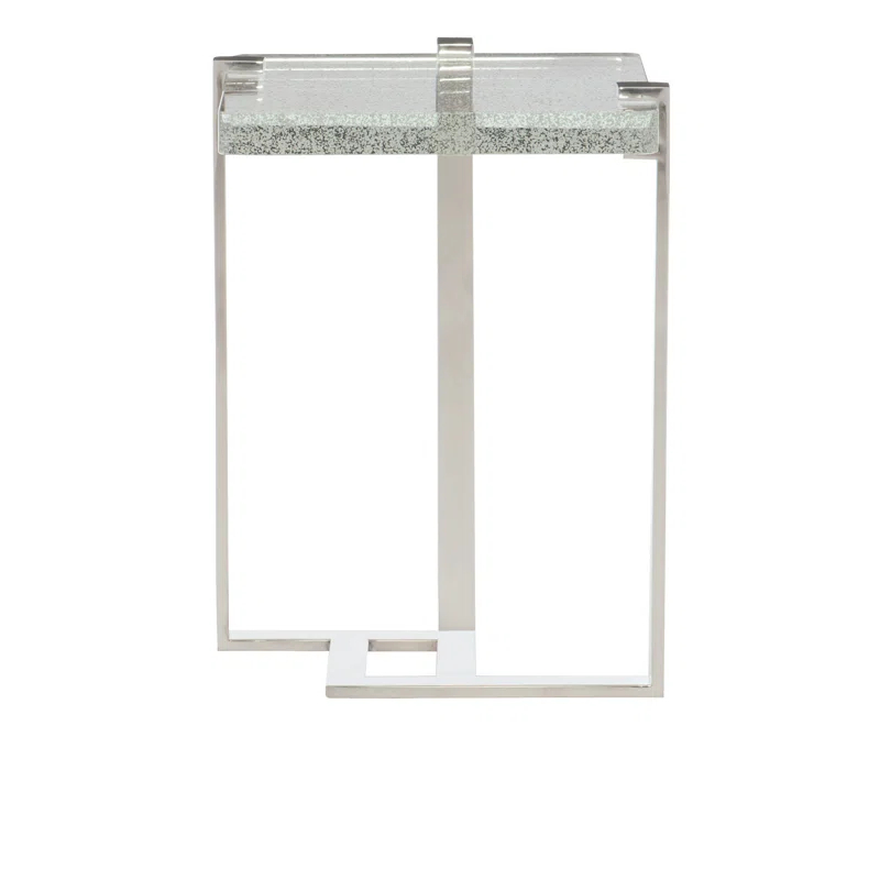Mott Glass Top End Table