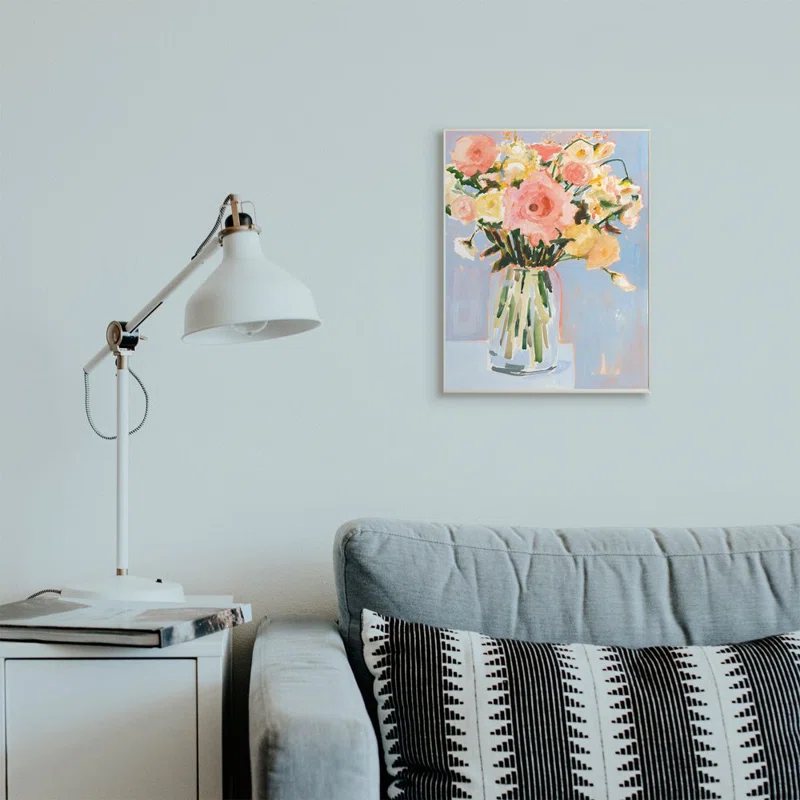 Stupell Industries " Chic Floral Bouquet Pastel Spring Flowers " by Victoria Borges