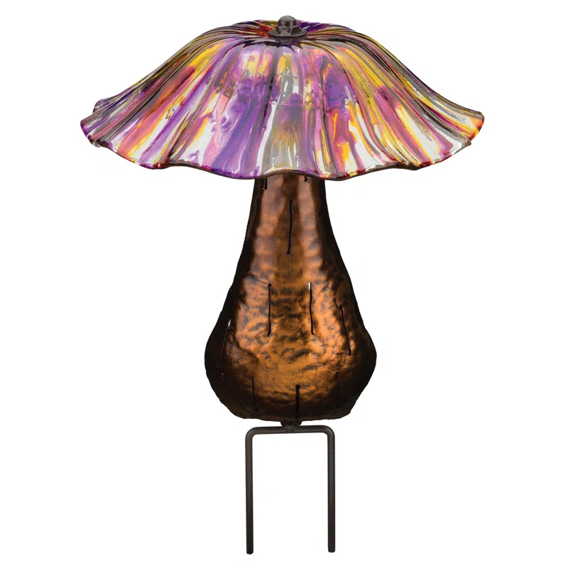 Regal Art & Gift Solar Toadstool Stake